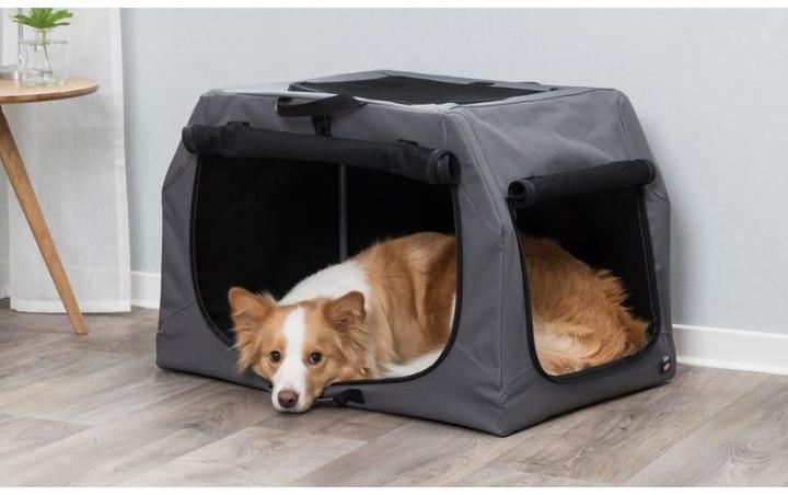 Image du produit Trixie Sac de transport pour animaux de compagnie Soft Kennel Easy, M-L (Chien, Fermeture de sécurité)