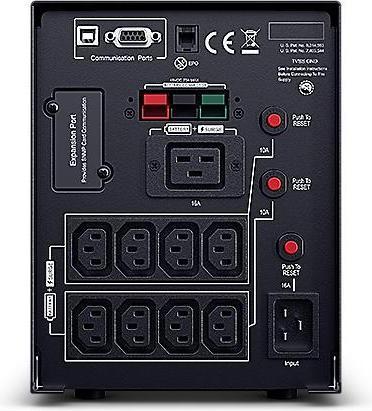 Actual product image Cyberpower PR3000ELCDSL 3000VA/2700W 36M Warranty Advance Exchange Service German Software VMWARE ready deut... (3000 VA, 2700 W, Line-interactive UPS)