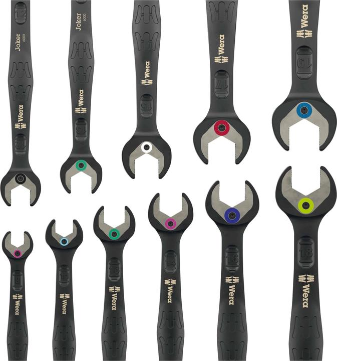 Produktbild Wera 6000 Black Edition Joker 11 Set 1 Maul/Ringratschenschl (19 mm)