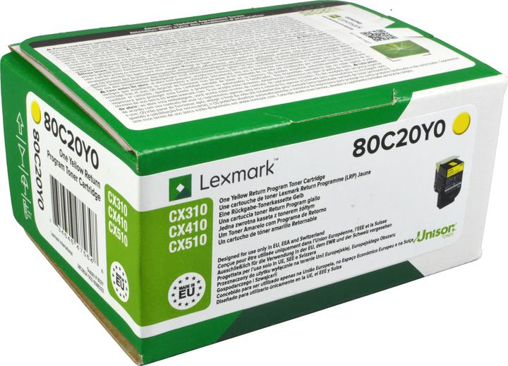 Produktbild Lexmark 80c20y0 (Y)