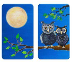 Actual product image Wenko Glass cover plate Universal Mod. Owl, set of 2 for all hob types