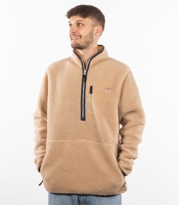 Produktbild Whatever Man Fleecepullover Bark Beige Dark Slate Men (M)
