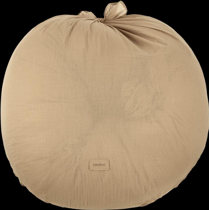 Produktbild Nobodinoz Schwangerschaftskissen aus gewaschenem Doppelmusselin Wabi-Sabi - Sesam (35 cm)