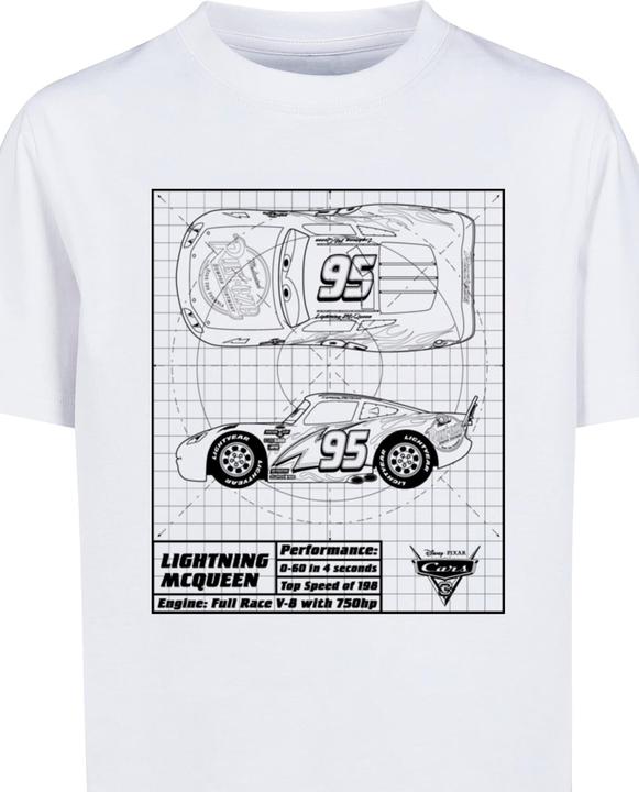 Immagine prodotto Absolute Cult Maglietta Cars - Saetta McQueen Blueprint Basic - 133315 (158, 164)