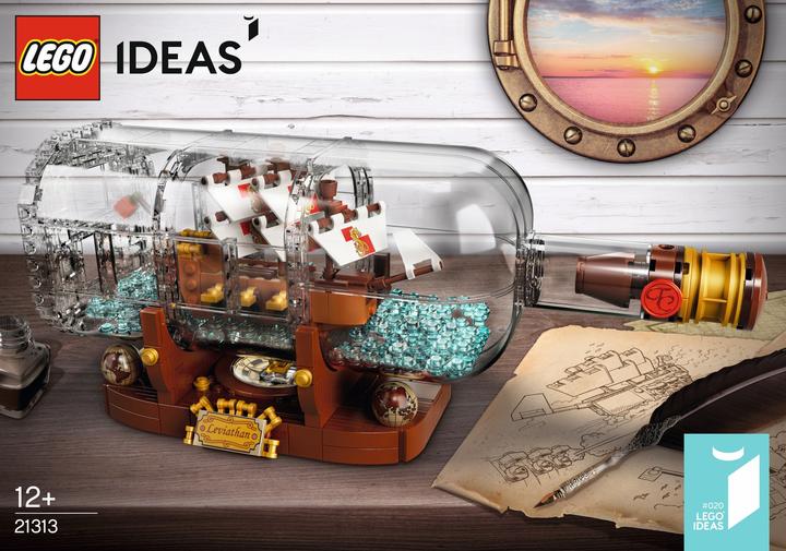 Produktbild LEGO Ideas Schiff in der Flasche (21313, LEGO Ideas, LEGO Seltene Sets)