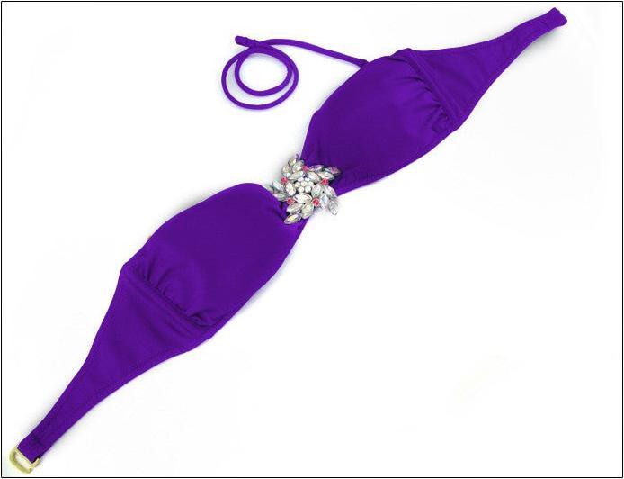Actual product image Hermex Bikini Victoria Pink Purple / Size S (S)