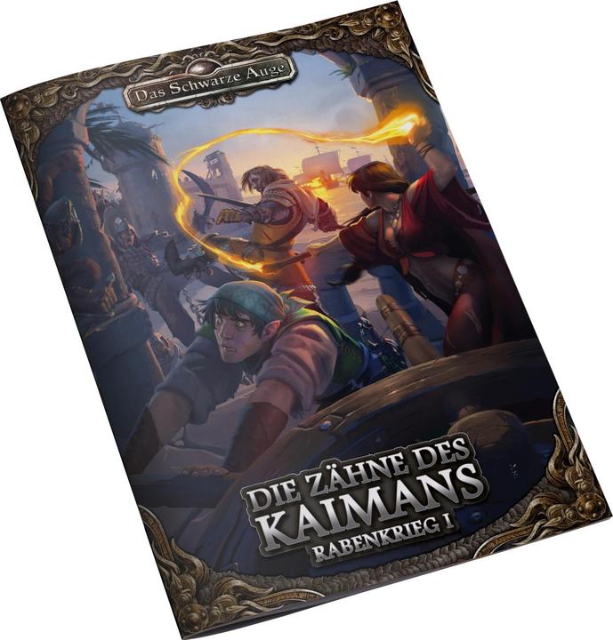 Actual product image DSA Abenteuer - Rabenkrieg 1: Die Zähne des Kaimans, Taschenbuch, 64 Seiten (DE-Ausgabe) (German, Armin Schmidt Abele, David Schmidt, 2020)