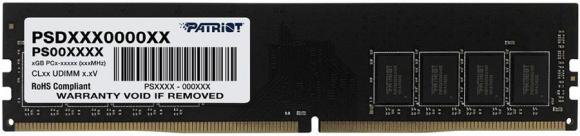 Actual product image Patriot RAM D4 2666 16GB C19 Signature (1 x 16GB, 2666 MHz, DDR4-RAM, DIMM)