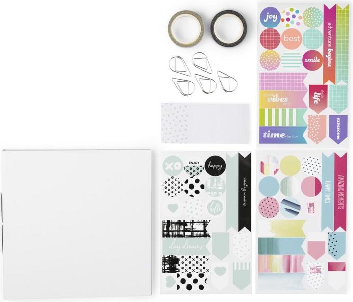 Produktbild Hama Kreativ-Set, Album selbst gestalten m. Multi-Zubehör, Foto-Geschenkidee DIY (18 x 18 cm)