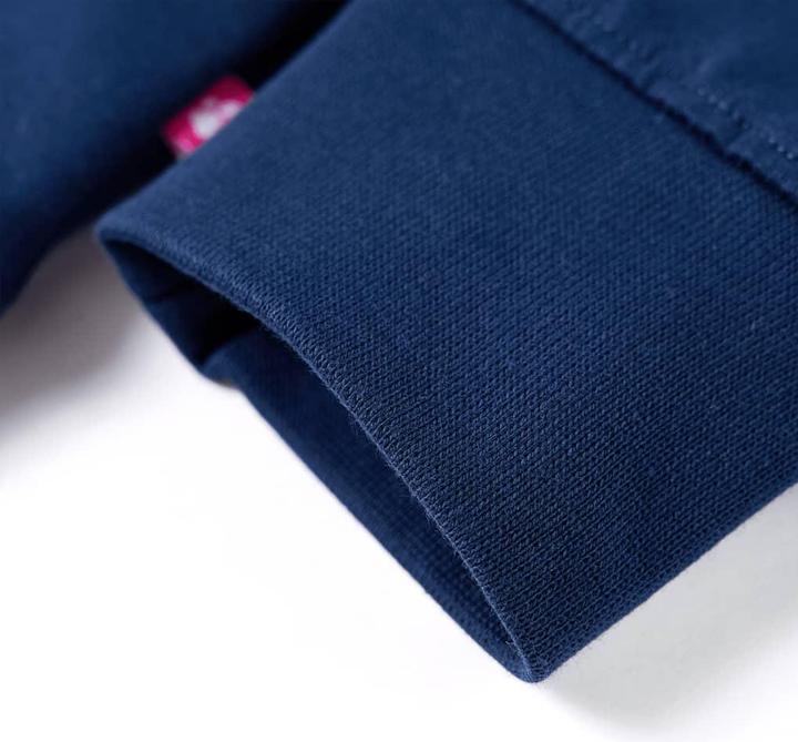 Immagine prodotto VidaXL Felpa da bambino blu navy 140,Materiale: 95 % cotone. 5 (140)
