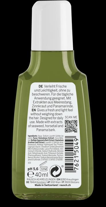 Actual product image Rausch Anti Grease Shampoo with Seaweed (40 ml, Liquid shampoo)