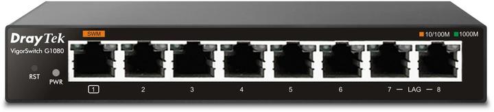 Image du produit Draytek Commutateur VigorSwitch G1080 8 ports (8 Ports)