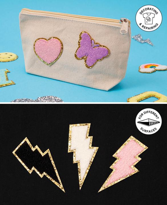 Produktbild I Am Creative Aufnäher Iron on patch Regenbogen (3 x)