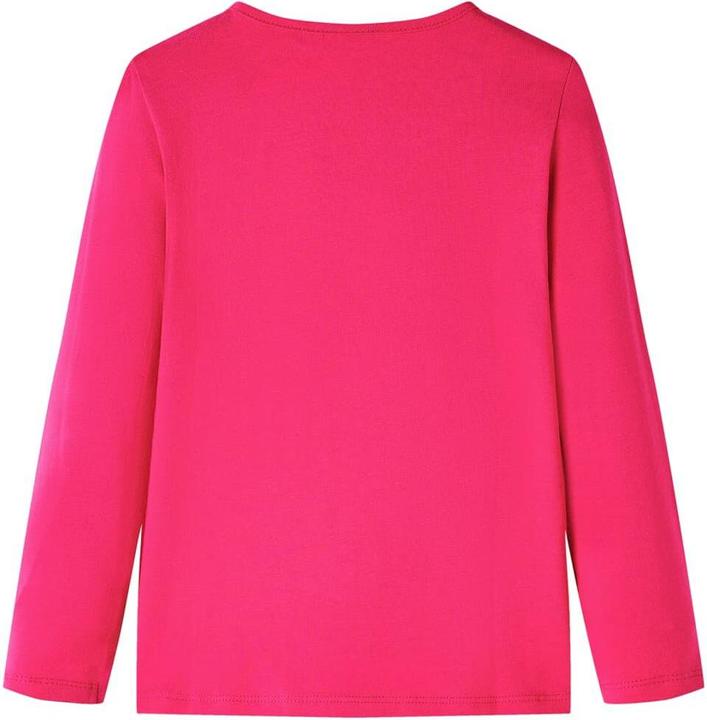Produktbild VidaXL Kinder-Langarmshirt Knallrosa 104,Material: 95 % Baumwolle (104)