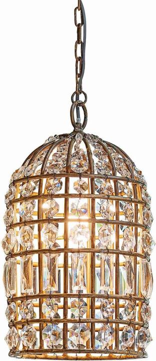 Immagine prodotto Loberon Lampada a sospensione Phyllis marrone/chiaro (E14)