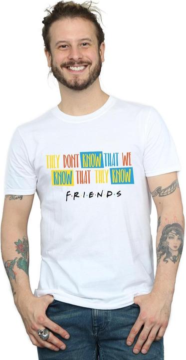 Produktbild Friends They Don't Know Script TShirt (4XL)