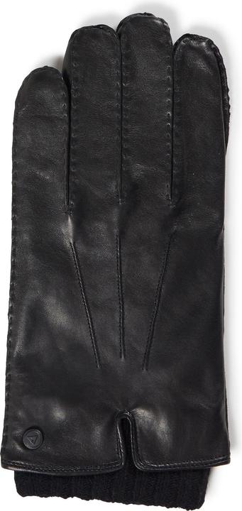 Actual product image Cash-Mere Lederhandschuhe mit Pulswärmer und Touchscreen tauglich (L)