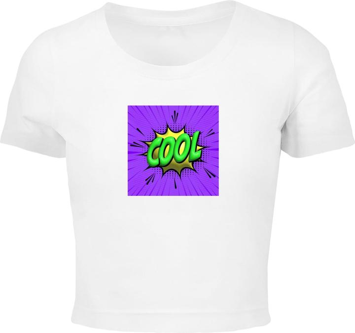 Image du produit Merchcode Tee COOL Cropped pour femme - 118539 (S)