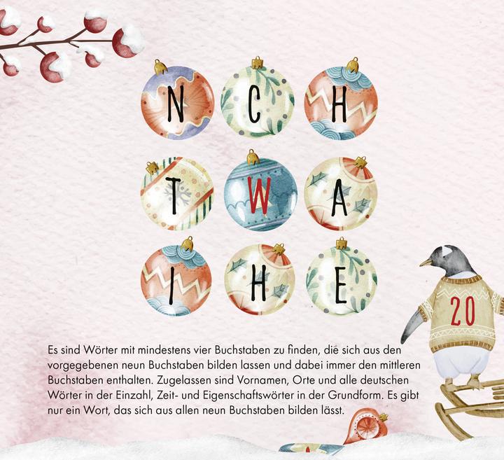 Produktbild 24 x ultimativer Rätselspass für den Advent