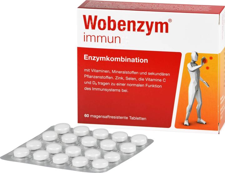 Produktbild Wobenzym immun Tabletten, 60 St. Tabletten (60 Stück, Tabletten)