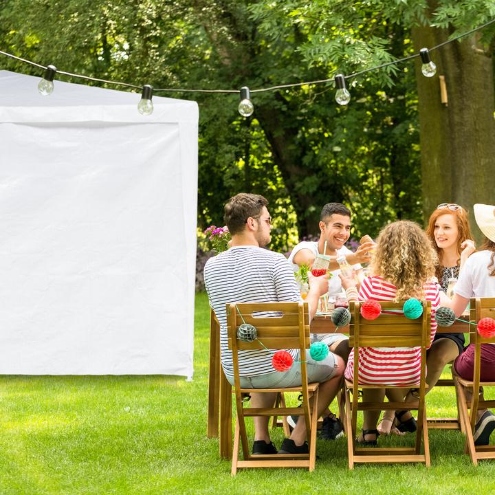 Produktbild Relaxdays 2x Pavillon-Seitenteile (10 cm, 30 cm)