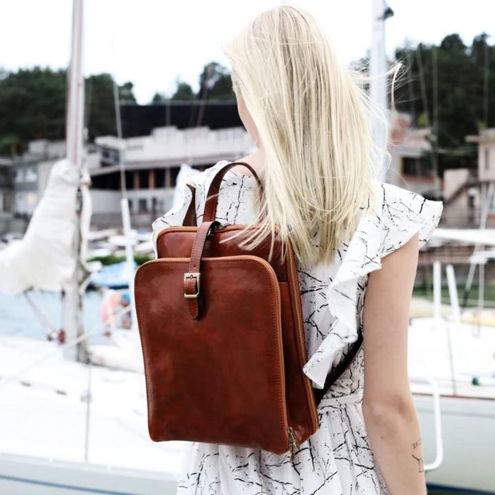 Image du produit Only-Bags.Store Sac à dos en cuir pour femme, sac convertible