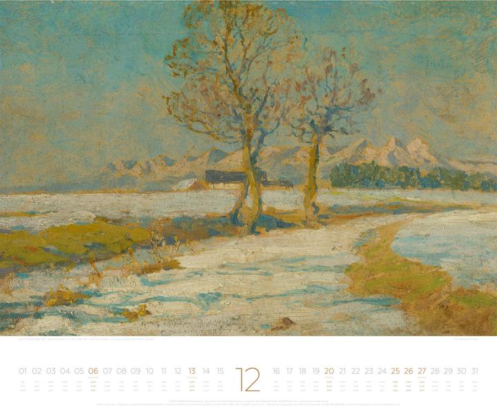 Produktbild Die Kunst der Stille Kalender 2026 (54 x 48 cm, Harter Einband, Französisch, Englisch)