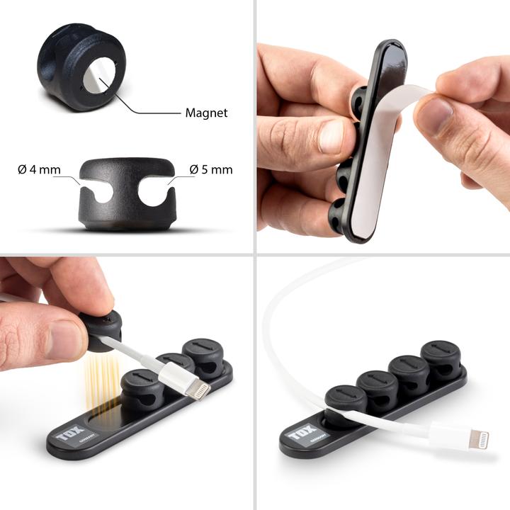 Actual product image Tox Magnetic Cable Holder CABL Clip (1 pc.)