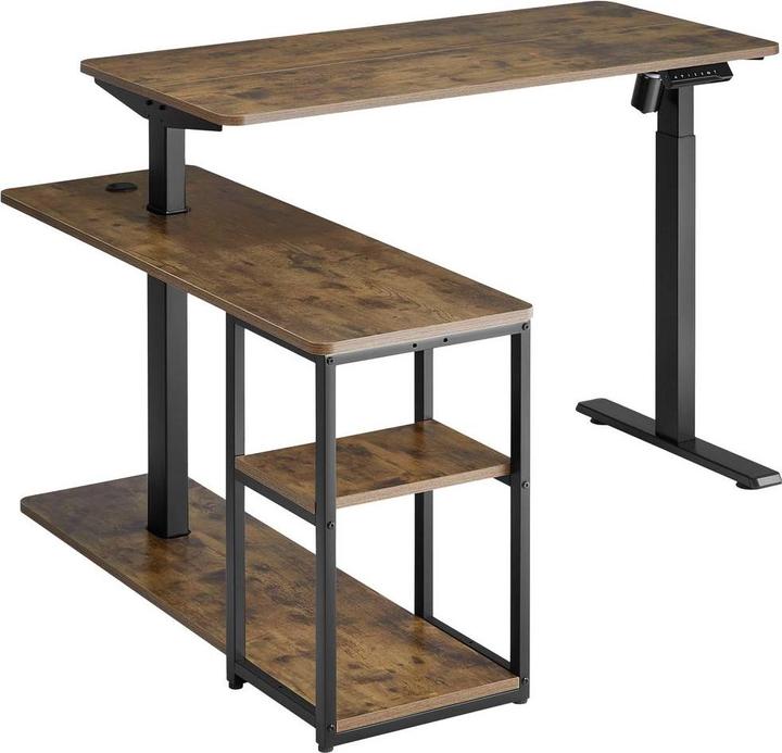 Produktbild SpeaKa Professional Schreibtisch höhenverstellbar, elektrisch, 120 x 60 cm, Stehpult