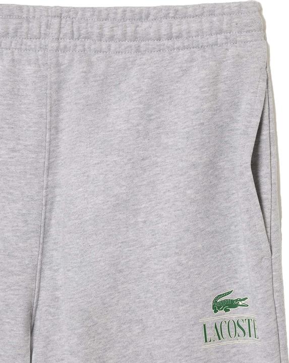 Actual product image Lacoste Unisex Adult Fleece Printed Signature Shorts (XXS)