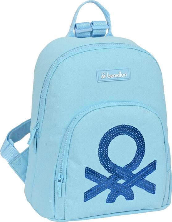 Produktbild Benetton Lässiger Rucksack Sequins Hellblau 13 L