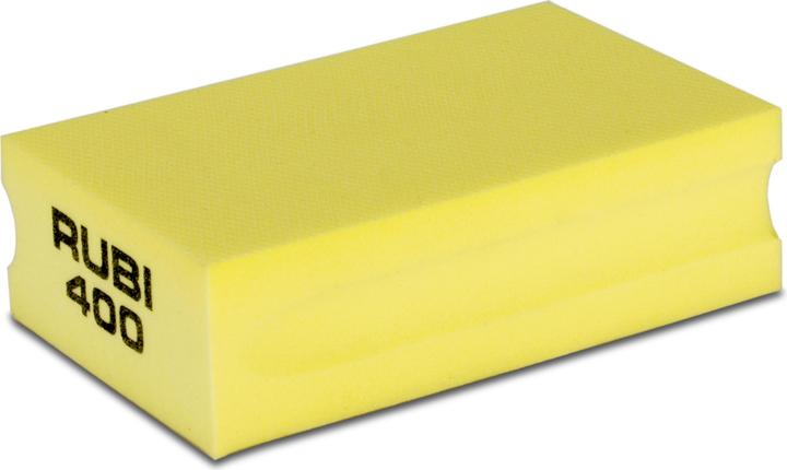 Image du produit Rubi Tampon diamanté pour polissage manuel à l'eau, grain 400, jaune (61977) (400)