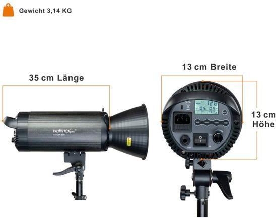 Actual product image Walimex pro Stager 600 HSS Studio Flash (600 W, Flash head)
