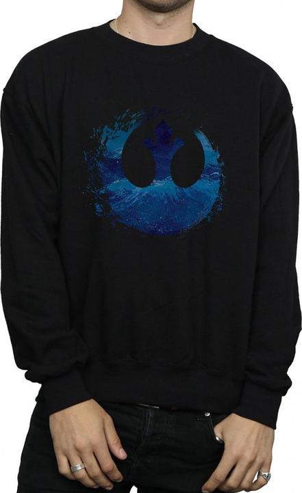 Immagine prodotto Star Wars The Rise Of Skywalker Resistance Symbol Wave Felpa Uomo (4XL)