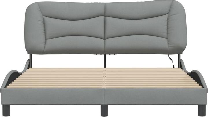 Image du produit VidaXL Cadre de lit avec tissu LED (160 x 200 cm)