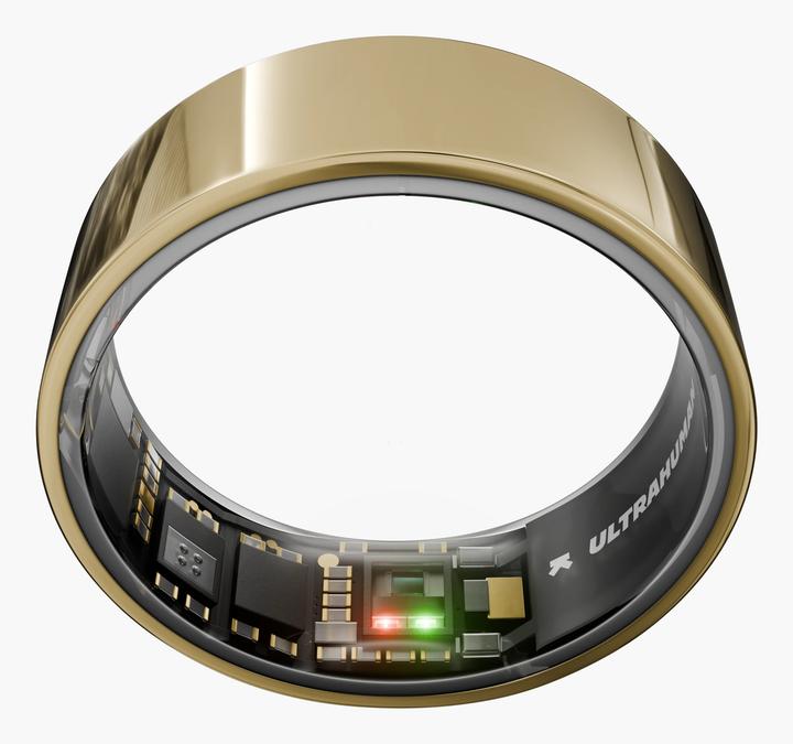 Actual product image Ultrahuman Ring AIR Bionic Gold - Size 8 (8, Bionic Gold)