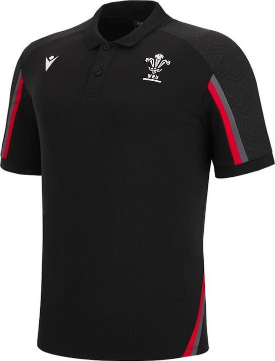 Macron polo-shirt pays de galles wru staff 2022/23 (M)