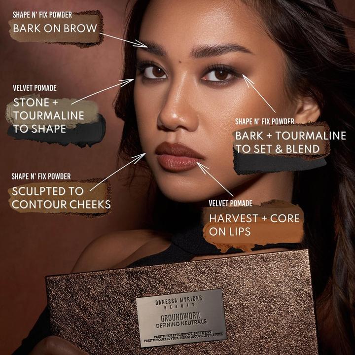 Actual product image Danessa Myricks Danessa Face - Groundwork Defining Neutrals (Groundwork Defining Neutrals)