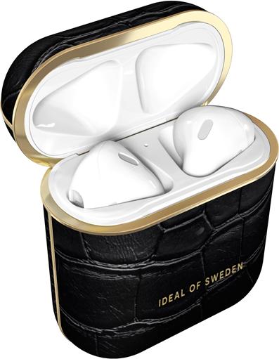Produktbild iDeal Of Sweden Designer Hard-Cover Jet Black Croco (Kopfhörer Hülle)