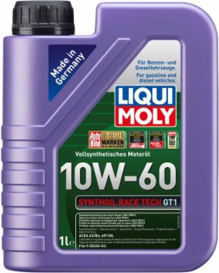 Produktbild Liqui Moly Synthoil Race Tech GT1 10W-60 (1 l, SAE 10W-60)