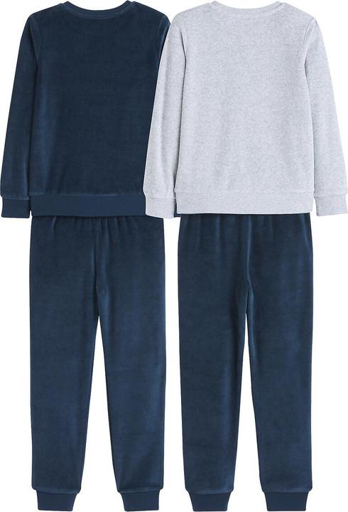Produktbild La Redoute Collections 2er-Pack Pyjamas aus Samt (94)