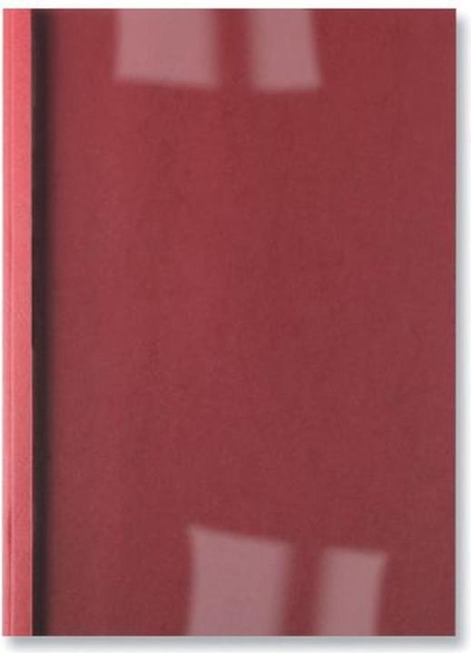 GBC LeatherGrain Thermo-Bindemappen A4 100 Stk. - 3 mm, rot