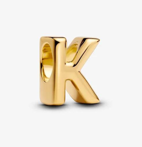 Produktbild Pandora Alphabet-Mini-Charm: Ihre Persönliche Botschaft (Metall, Vergoldet)
