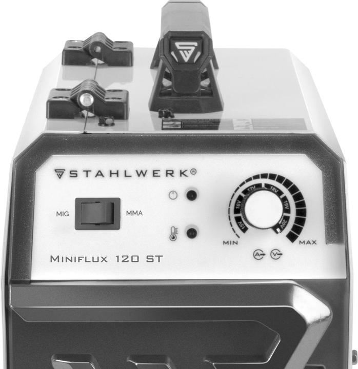 Produktbild Stahlwerk Schweissgerät Mini FLUX 120 ST mit ARC | MMA-Funktion mit 120 Ampere
