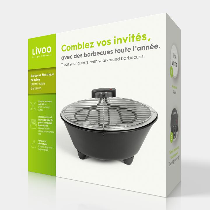 Image du produit Livoo Barbecue électrique de table (Prise UE)
