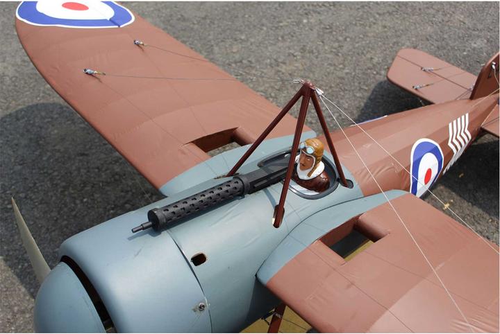 Produktbild Seagull Models bristol m1c monoplane spans 1,8m arf 71" 1:4