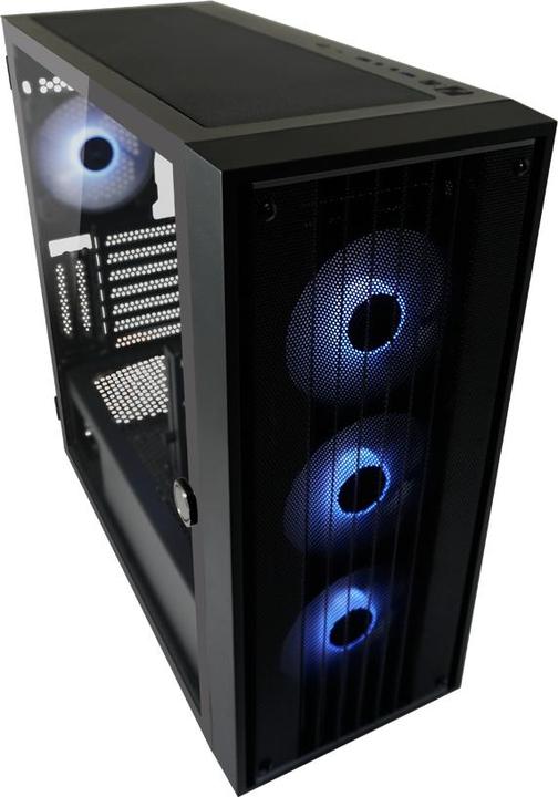 Actual product image LC-Power Case Micro-ATX 810B black USB3.2/Audio,without power supply (mATX, Mini-ITX, ATX, E-ATX)