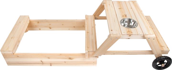 Productafbeelding small foot Zandbak met zitje en moddertafel