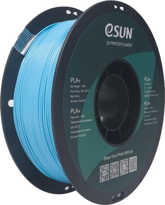 Actual product image eSUN PLA+ Space Blue Filament 1.75mm 1Kg (PLA+, 1.75 mm, 1000 g, Blue)
