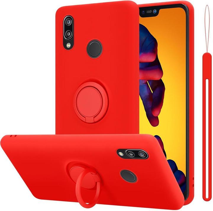 Actual product image Cadorabo TPU Liquid Ring Silicone Case Cover (Huawei Nova 3E)